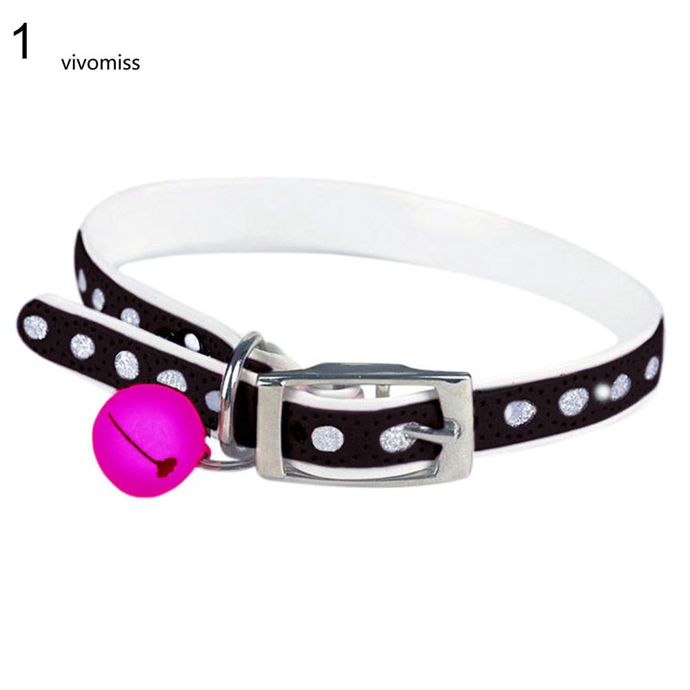 Vòng cổ da có chuông cho thú cưng