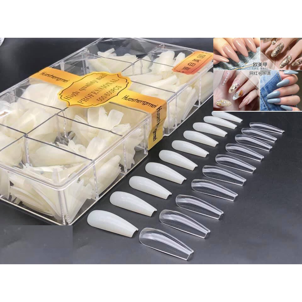 Móng Úp Thang HSM Phom Chuẩn, Dẻo - Lẻ 1 Hộp