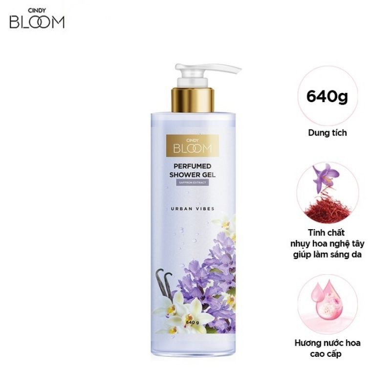 (640g) Sữa tắm CINDY BLOOM hương nước hoa