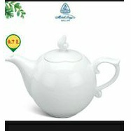 Bình trà mẫu đơn 0.7l - gốm sứ Minh Long