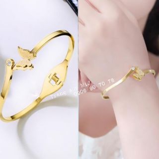 Vòng tay titan bướm phun cát