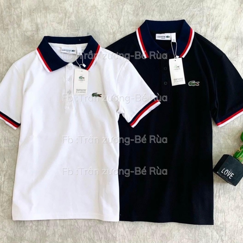 Áo polo Lacoste hàng xuất (ảnh thật ở sau)