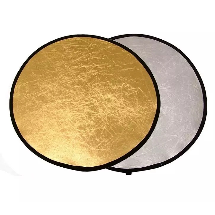Đèn Phản Chiếu Hình Tròn 2 Trong 1 30cm Có Thể Gập Lại Và Tay Cầm Di Động Cho Hoạt Động