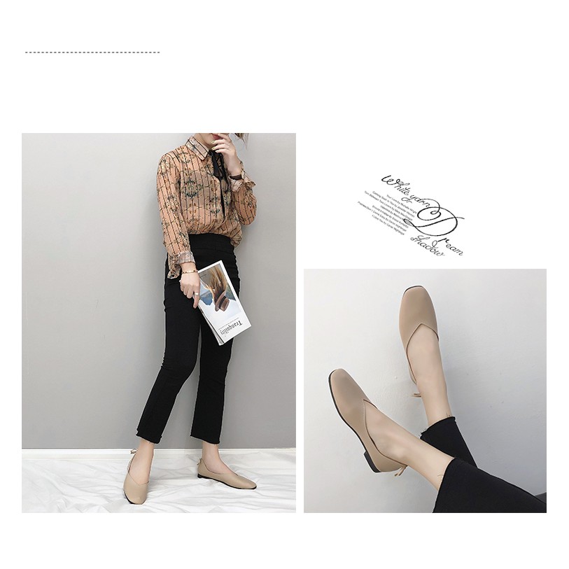 Giày Búp Bê Đế Bằng Thời Trang Hàn Quốc 2021 Cho Nữ | BigBuy360 - bigbuy360.vn