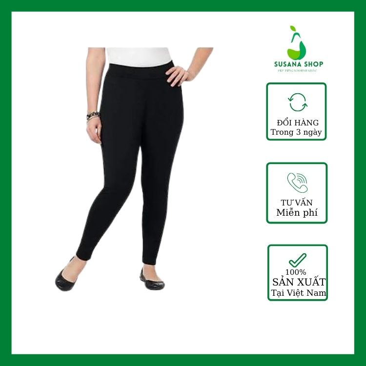 Quần legging bigsize Susanashop chất dài dặn co giãn thoải mái từ 60 -75kg