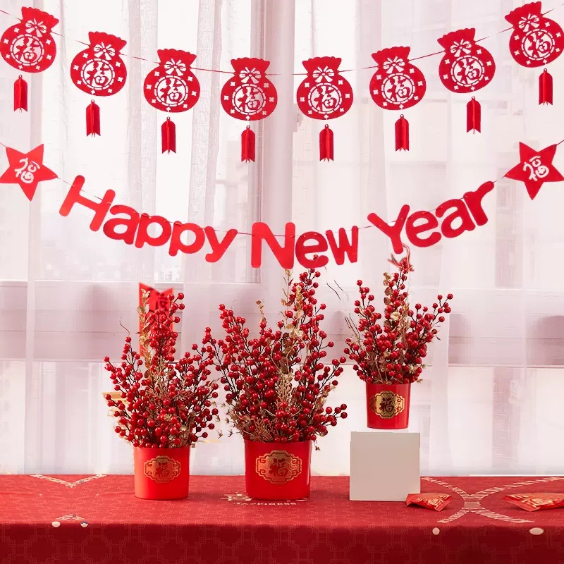 Dây Cờ Treo Trang Trí Năm Mới 2023