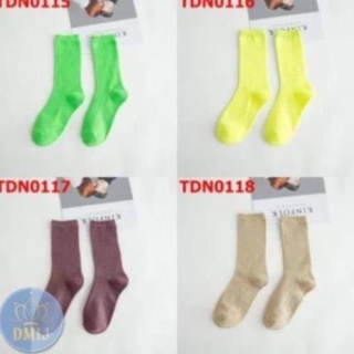 Tất nữ nhún cổ cao phong cách vintage hàn quốc