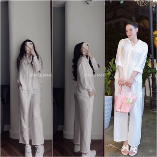 🍂 Set áo mix quần xuông culottes style Hàn🍂