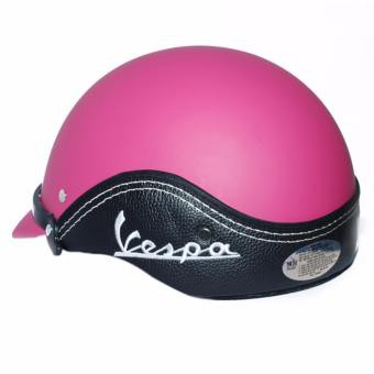 nón bảo hiểm thời trang Vespa ( hồng) chuyên sỉ ngocquyenshop