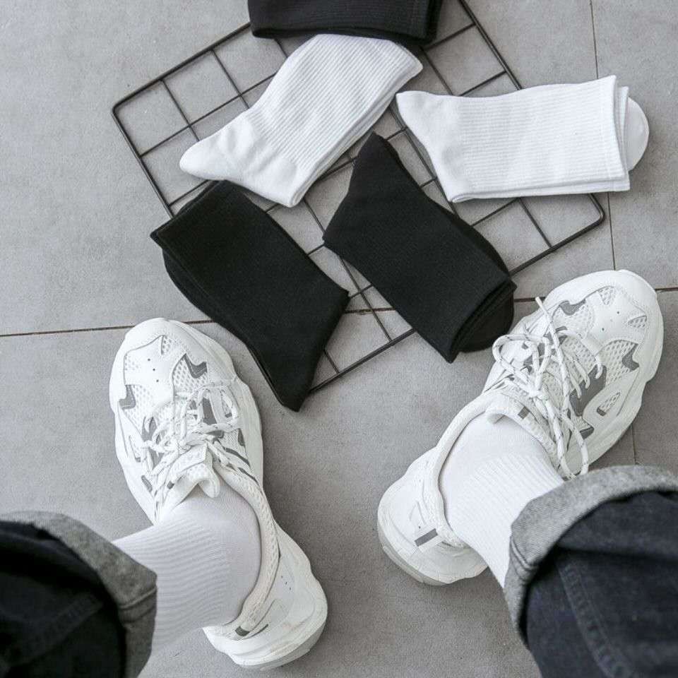 Tất Vớ Nam Nữ Cổ Cao Hàn Quốc - Tất Vớ Unisex Phong Cách Harajuku
