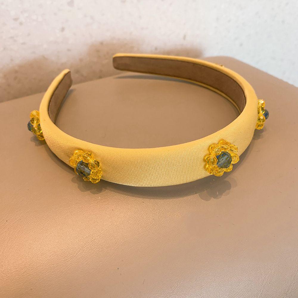 Băng Đô Hoa 15H Màu Trơn Phong Cách Bohemia Thời Trang Cho Nữ