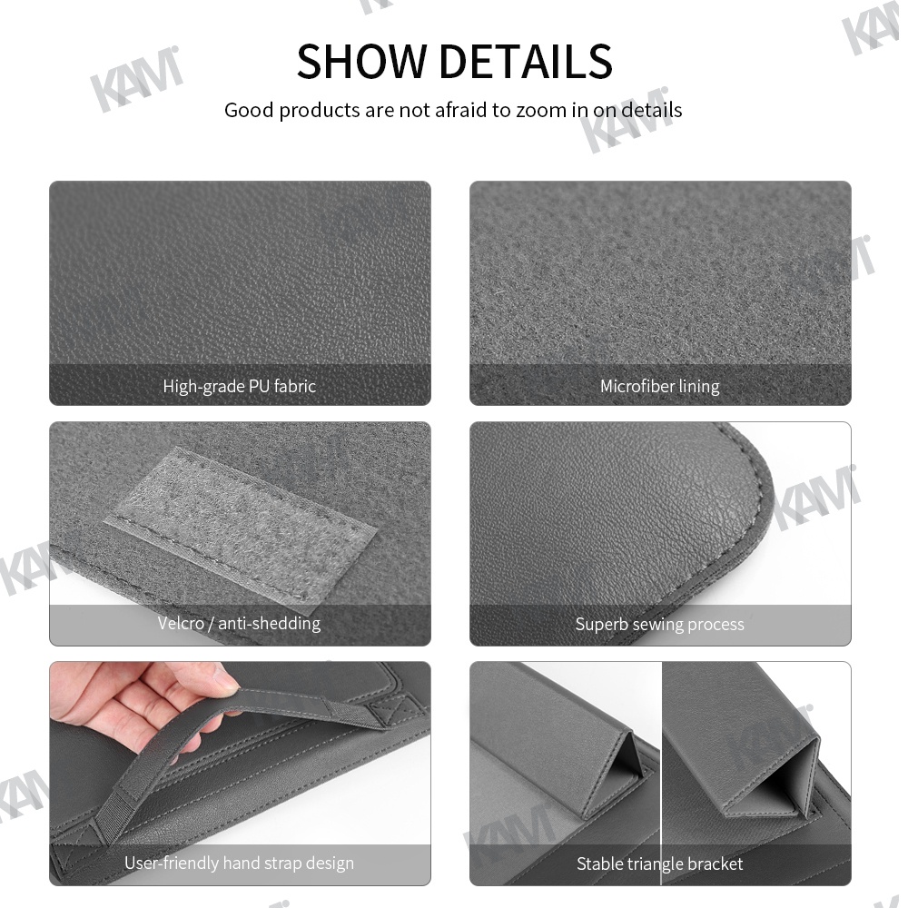 Bộ Túi Đựng Laptop 4 Trong 1 Chống Nước Có Chức Năng Đứng Cho 11 12 13 14 15 16 17 Inch