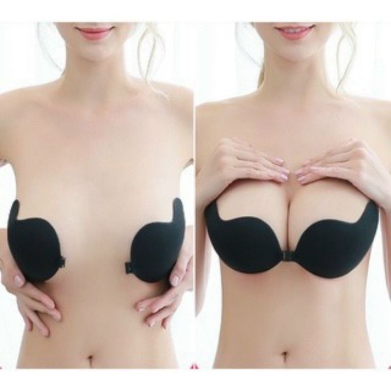 Áo Dán Nâng Ngực Cài Trước  Tạo Khe Sexy .S Nội y xanh chất đẹp deal xịn sexy