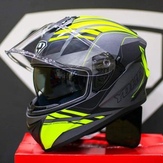 Mũ bảo hiểm fullface yohe 981 2 kính hot new 2019