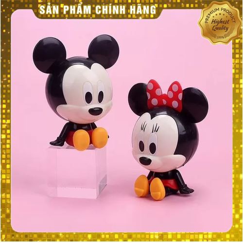 Set 2 chuột Mickey đáng yêu trang trí bánh kem,làm quà tặng,làm đồ chơi,trang trí nhà cửa