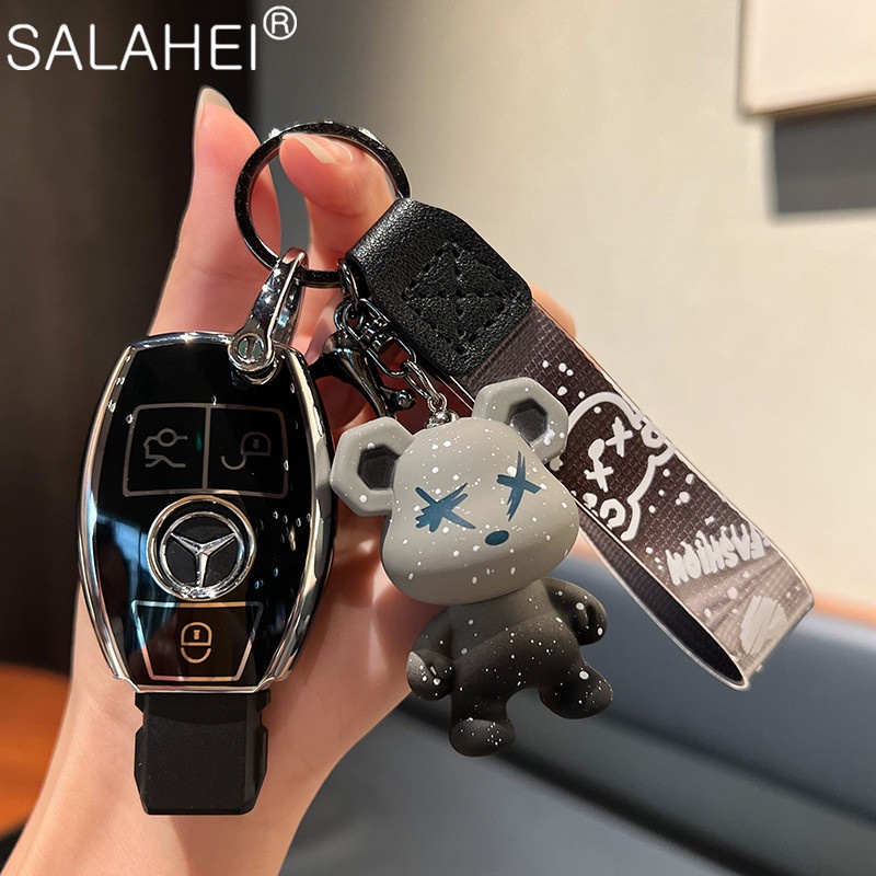 Ốp Chìa Khóa Xe Hơi Bằng TPU Cho Mercedes Benz A B C E S Class W204 W206 W212 W213 W176 W223 GLC CLA GLA AMG S350 C300 S500