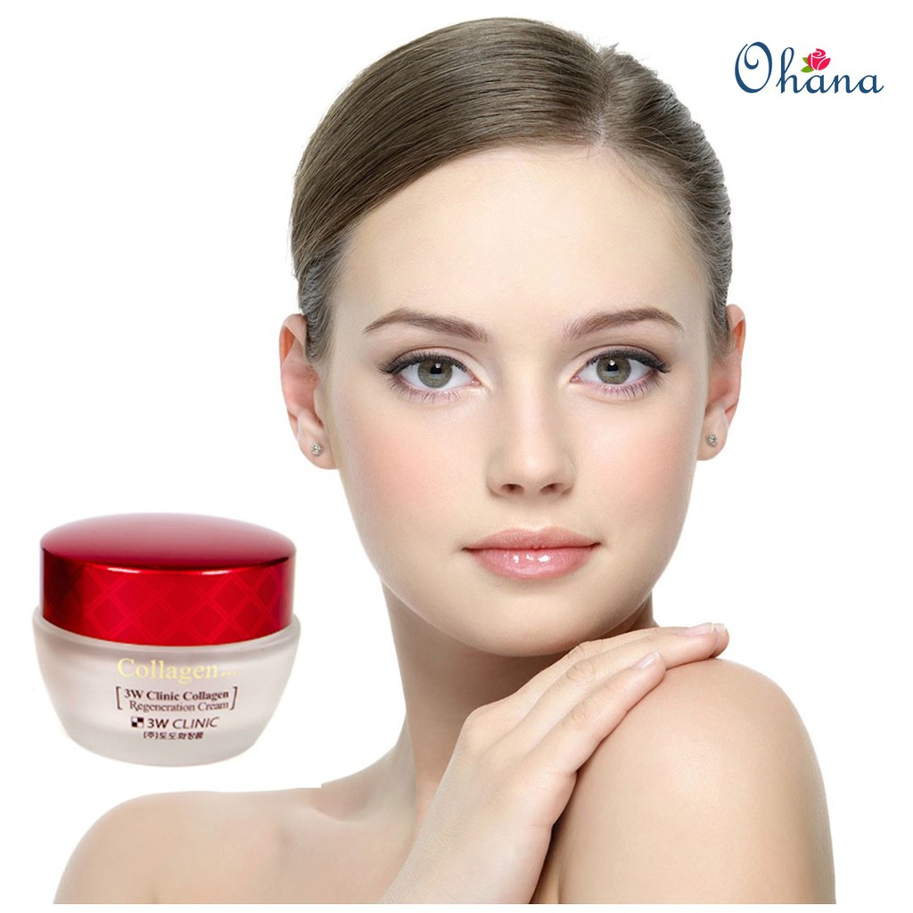 Kem Dưỡng Tái Tạo Da, Chống Lão Hóa 3W Clinic Collagen Regeneration Cream 60ml