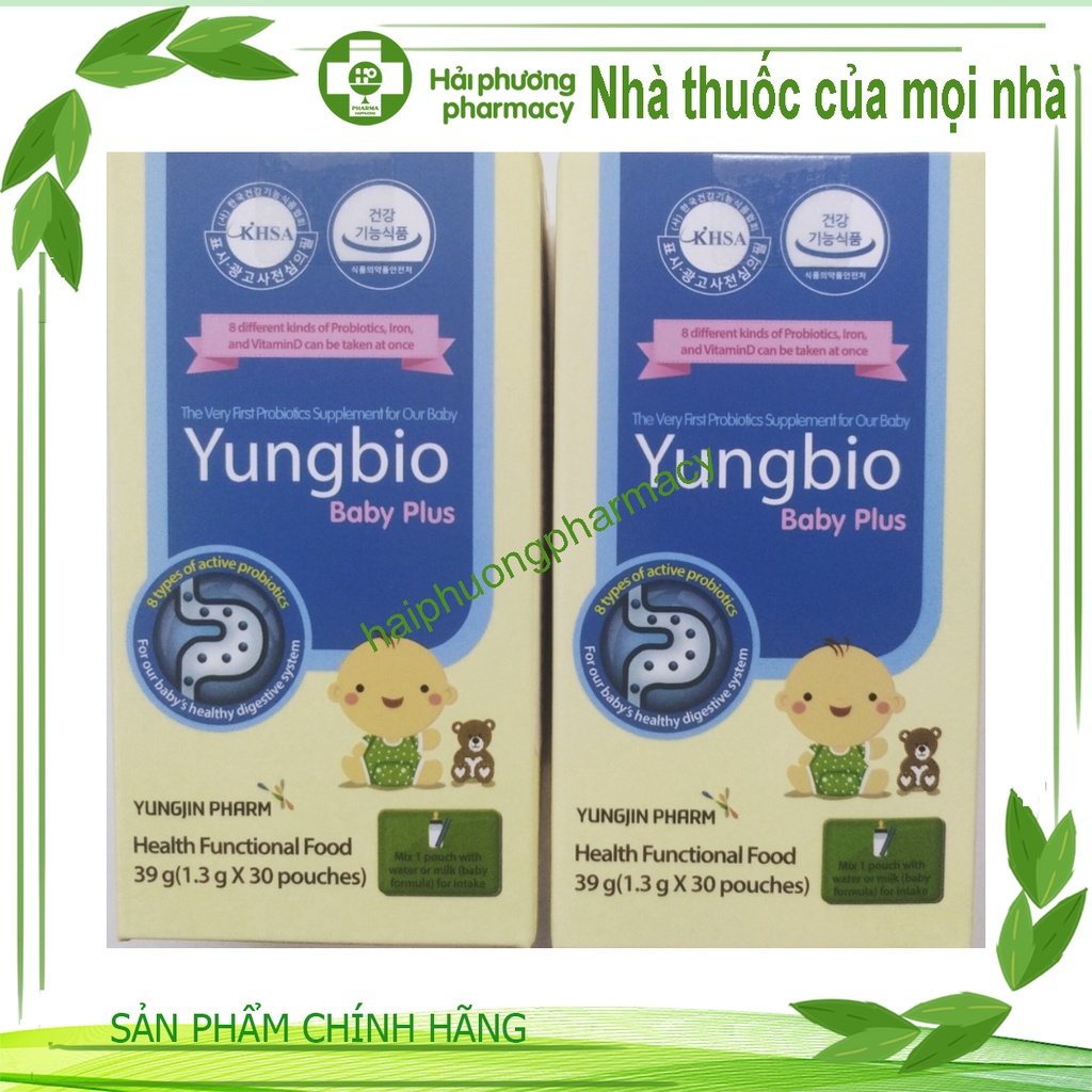 YUNGBIO Men vi sinh Hàn Quốc 30 gói - hỗ trợ giảm rối loạn tiêu hóa