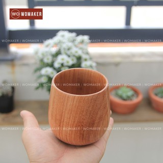 Ly/Cốc gỗ tự nhiên uống nước-trà-cà phê-rượu sake phong cách Nhật an toàn sức khoẻ, thân thiện môi trường.