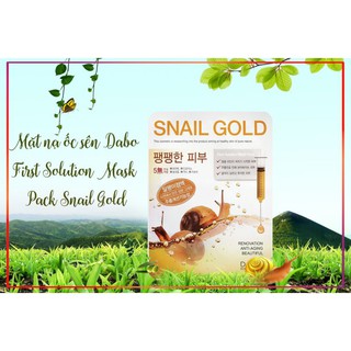 Miếng Đắp Mặt Nạ Trắng Da DABO Tinh Chất Ốc Sên