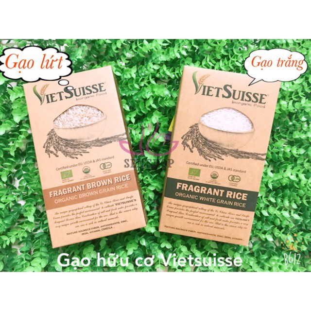 Gạo trắng hữu cơ VietSuisse