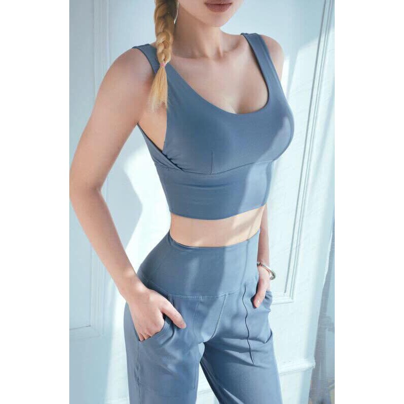 ÁO BRA GYM ĐẮP CHÉO