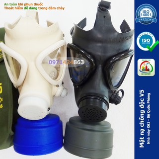 MẶT NẠ PHÒNG ĐỘC (cứu hộ cháy nhà, phun thuốc sâu, phun sơn,...)
