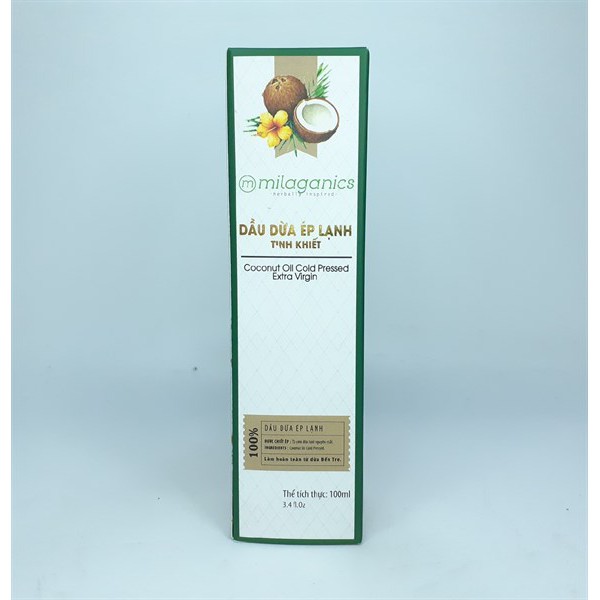 Dầu dừa Milaganics / Luckystar 100ml