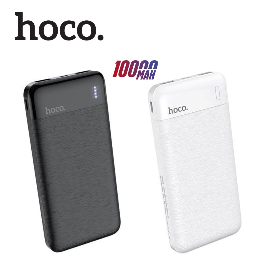 Sạc Dự Phòng Hoco CJ1-10000mAh với 2 cổng USB hỗ trợ sạc nhanh 2.1A tương thích với nhiều thiết bị