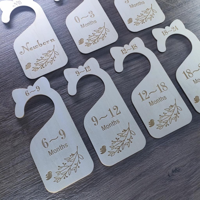 Set 7 Tấm Ngăn Tủ Quần Áo Kích Thước Nhỏ Gọn Dành Cho Bé Sơ Sinh Đến 24 Tháng Tuổi