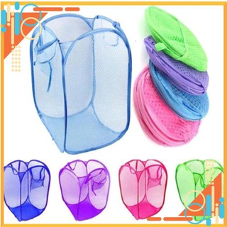 Sọt lưới đựng quần áo, đồ chơi gấp gọn đa năng cho bé