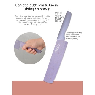 Bộ dụng cụ làm bếp lúa mạch Kitchen sang trọng - dao làm bếp