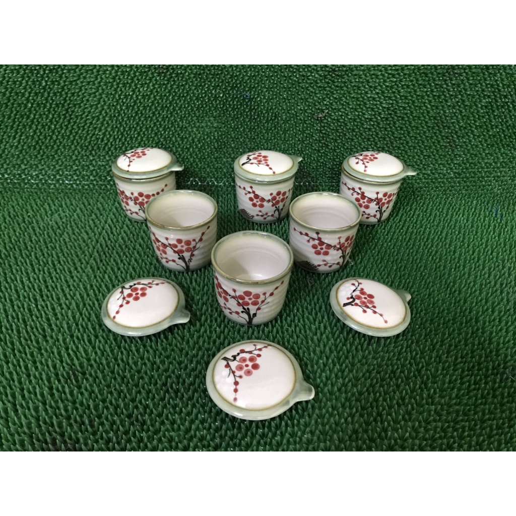 Cốc caramen vẽ tay Bát Tràng