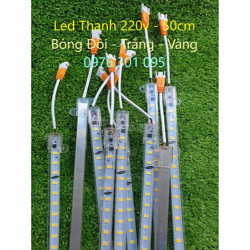 Led Thanh 220v - 50cm (2 đường bóng)