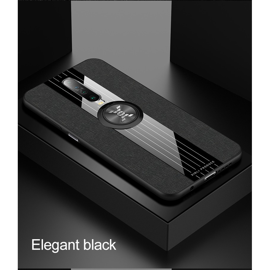 Ốp lưng bằng sợi vải cứng có đế đỡ vòng khuyên cho Xiaomi Redmi K30i Pro 5G K20 Pro Redmi K40 Gaming K40/K40 Pro