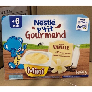 VÁNG SỮA NESTLE 6M+ VỈ 6 hộp date T10/2022