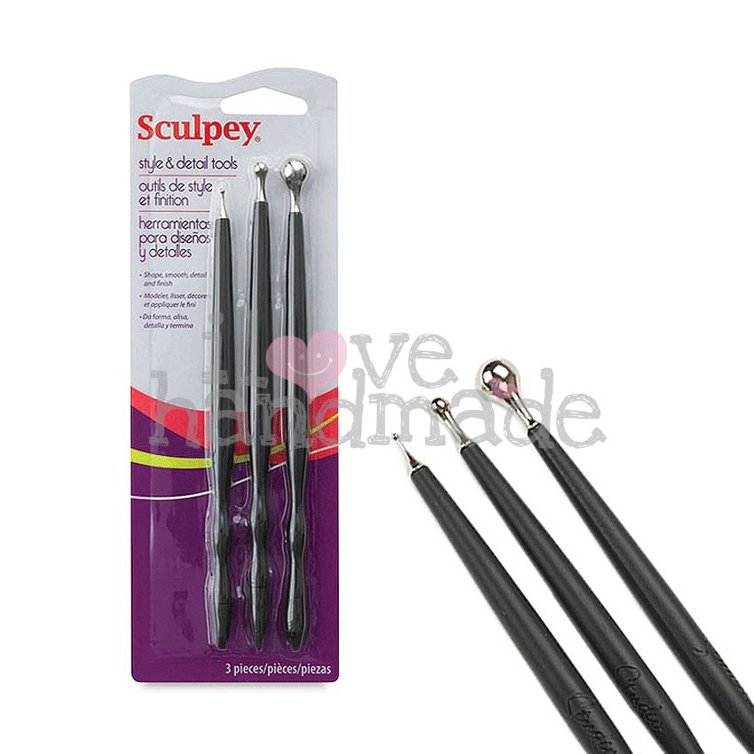BỘ DỤNG CỤ TẠO HÌNH ĐẤT SÉT SCULPEY STYLE & DETAIL
