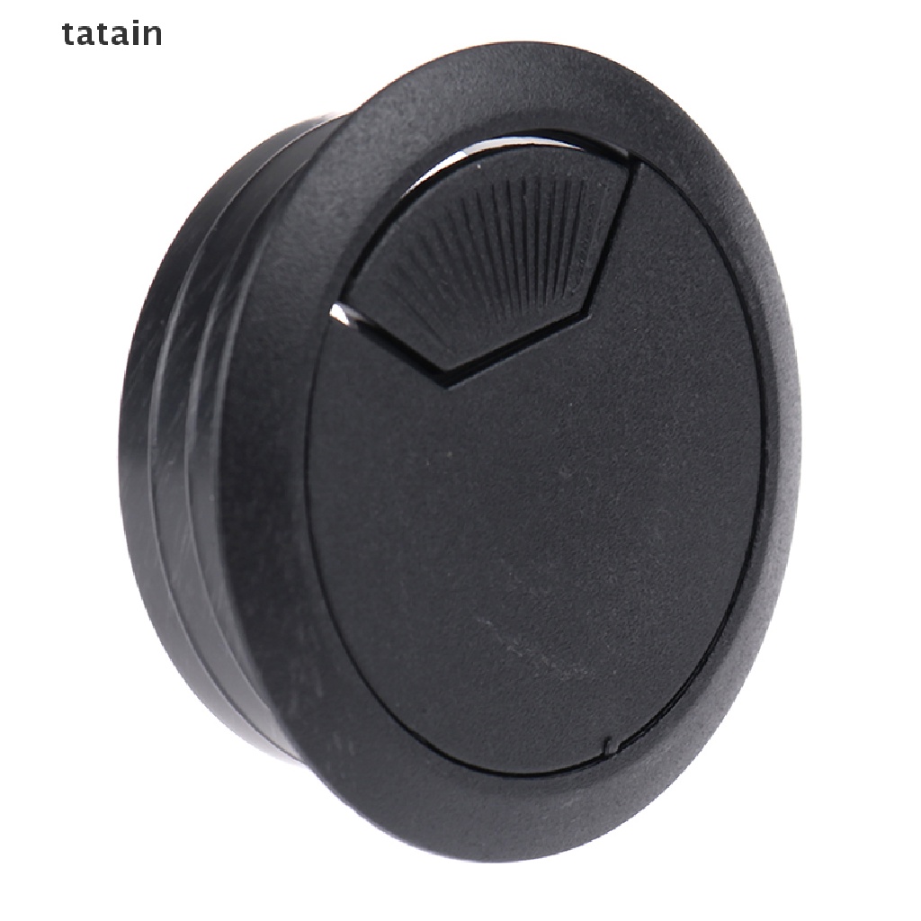 [TAT] 50mm Computer Desk Grommet Table Cap Cover Hole Outlet Wire Cable Plastic CVX