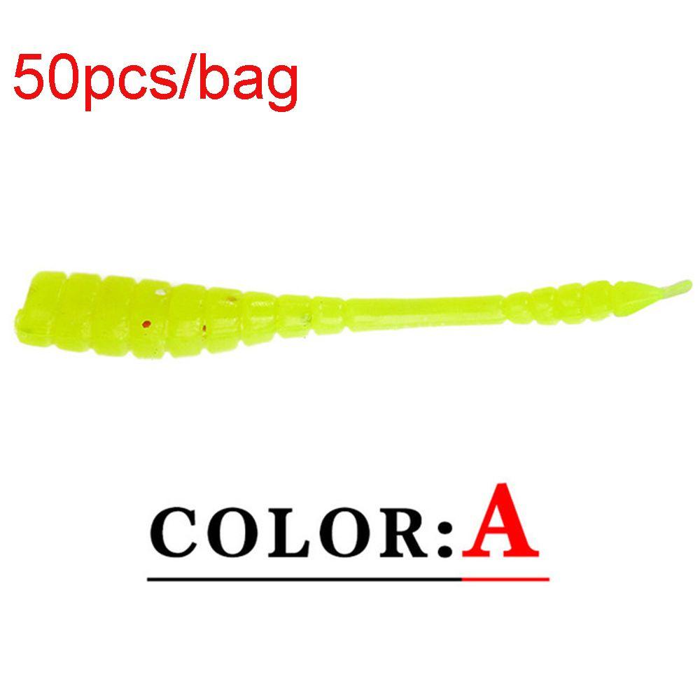 Set 50 Mồi Giun Giả Câu Cá