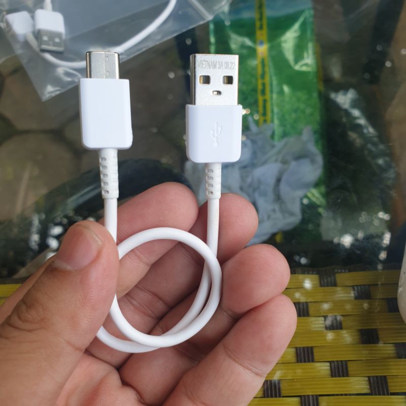 Cáp Sạc Nhanh Samsung 25cm Chân USB - Type C, Dây Sạc POD - Hàng Chuẩn Hãng  - 3AVN