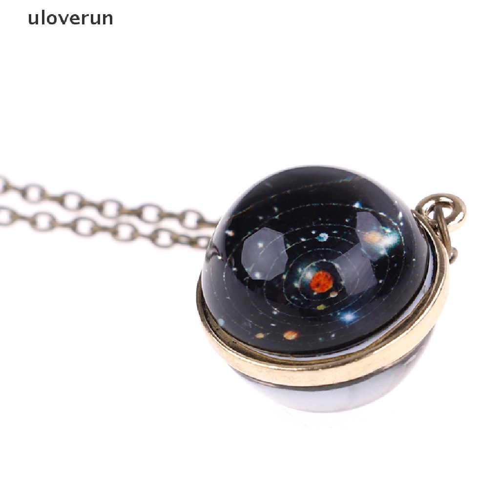 Vòng cổ Hai Mặt Hình Hệ Mặt Trời Galaxy Độc Đáo