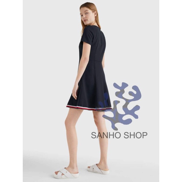 ĐẦM TOMMY HILFIGER CORPORATE STRIPE DRESS