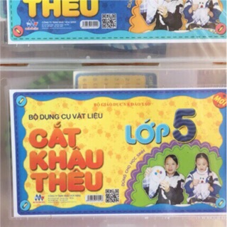 Bộ cắt khâu thêu lớp 5