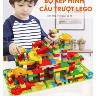 Bộ xếp hình cầu trượt lego
