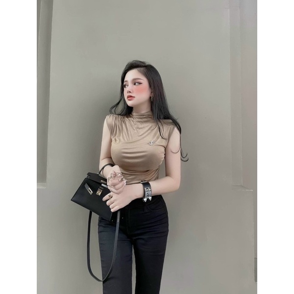 ÁO THUN LẠNH SÁT NÁCH DÚM VAI ÔM DÁNG SIÊU SANG CHẢNH MS12018 (G2-4)