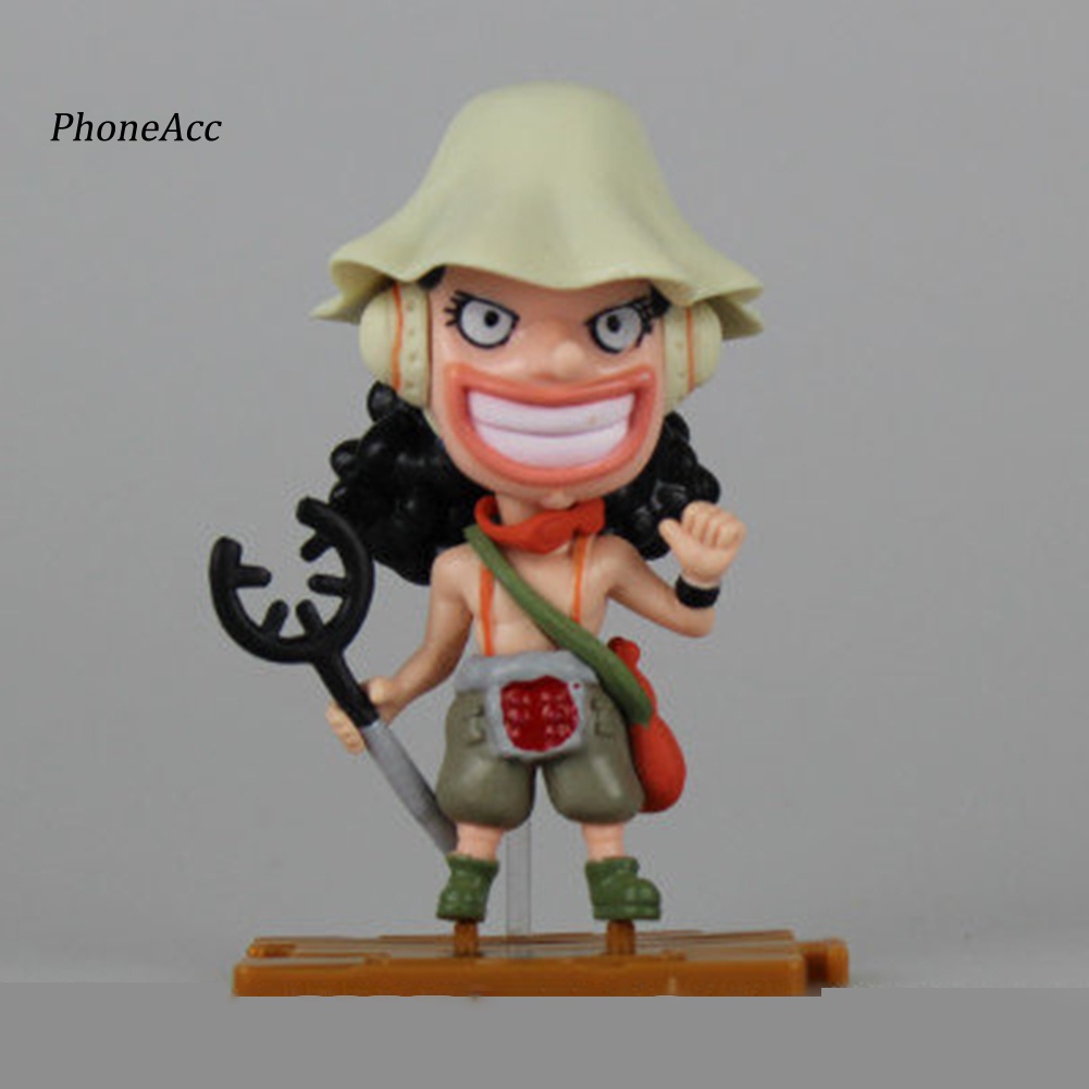 Set 10 Mô Hình Nhân Vật Luffy Trong Phim Hoạt Hình One Piece Dùng Để Trang Trí