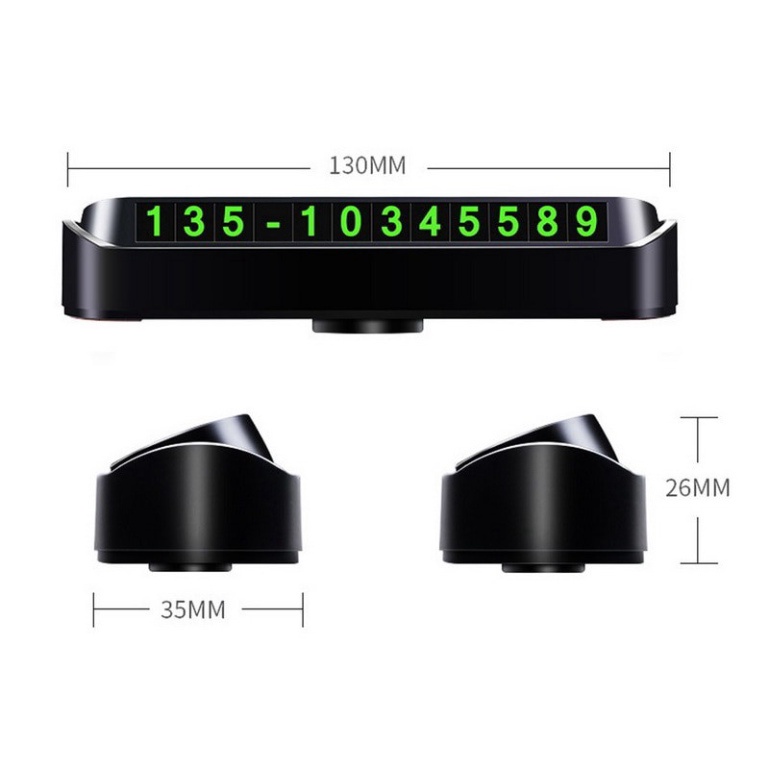 ⚡ Freeship ⚡Thẻ ghi số điện thoại khi đỗ xe trên ô tô | BigBuy360 - bigbuy360.vn