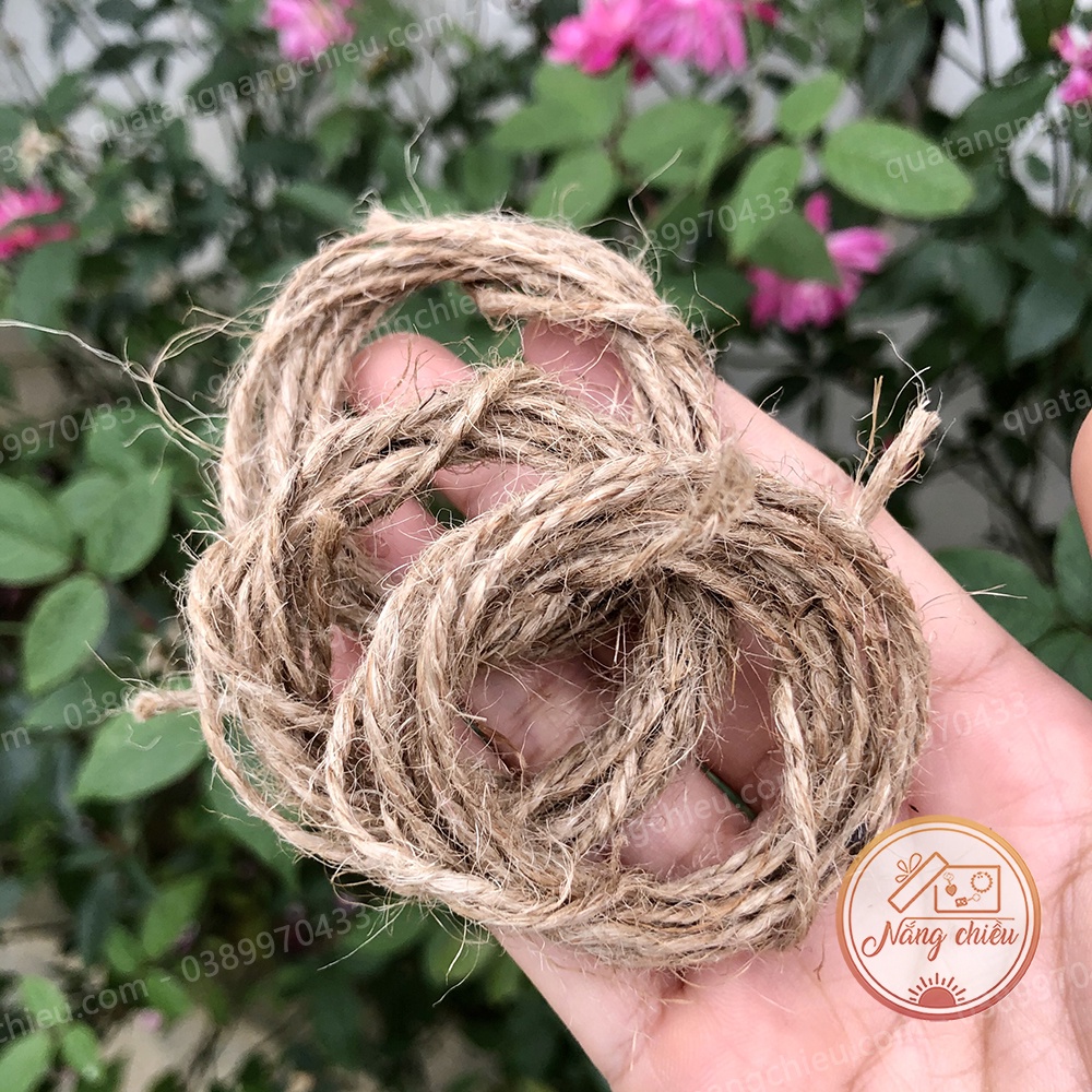 Dây dừa, dây thừng décor handmade – Phụ kiện treo ảnh, treo bảng hiệu trang trí giá rẻ