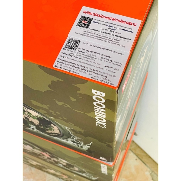 Loa bluetooth JBL Boombox 2 chính hãng PGI - Bảo hành 1 năm