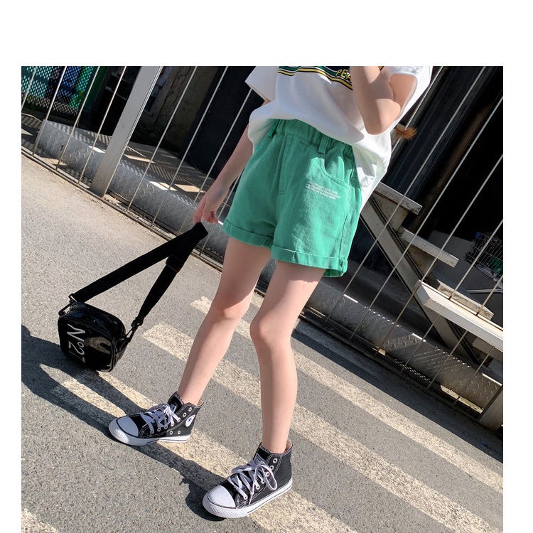 Quần Short Jeans Thời Trang Cho Bé Gái